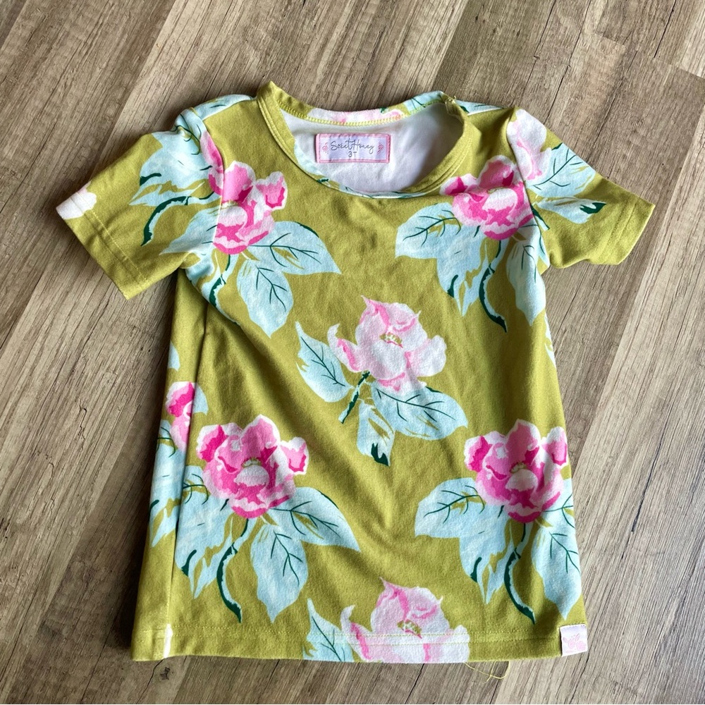 SweetHoney floral top, girls 3T